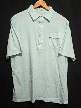 Criquet SS Organic Cotton Pocketed Polo - Sky Blue - Sz L*